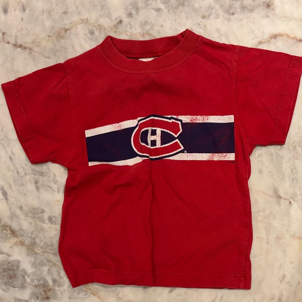 Vintage Montreal Canadiens toddler t-shirt